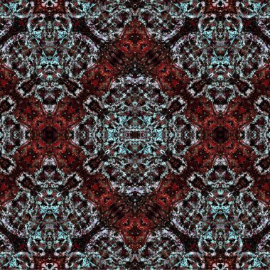 Kusursuz kaotik şablon. Soyut sanat geçmişi. Kusursuz bir doku. Modern arka plan. Mandala