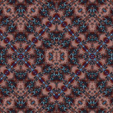 Kusursuz kaotik şablon. Soyut sanat geçmişi. Kusursuz bir doku. Modern arka plan. Mandala