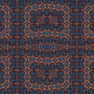 Kusursuz kaotik şablon. Soyut sanat geçmişi. Kusursuz bir doku. Modern arka plan. Mandala