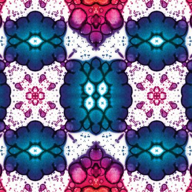 Kusursuz kaotik şablon. Soyut moda arka planı. Kusursuz bir doku. Modern arka plan. Kaleydoskopik