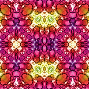 Kusursuz kaotik şablon. Soyut moda arka planı. Kusursuz bir doku. Modern arka plan. Kaleydoskopik