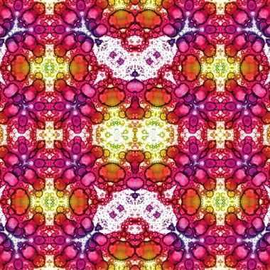 Kusursuz kaotik şablon. Soyut sanat geçmişi. Kusursuz bir doku. Modern arka plan. Mandala