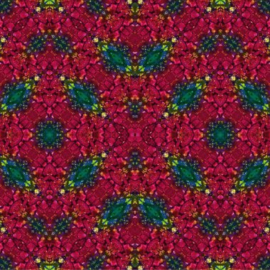 Kusursuz kaotik şablon. Soyut sanat geçmişi. Kusursuz bir doku. Modern arka plan. Mandala