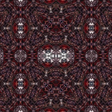 Kusursuz kaotik şablon. Soyut sanat geçmişi. Kusursuz bir doku. Modern arka plan. Mandala