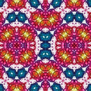 Kusursuz kaotik şablon. Soyut moda arka planı. Kusursuz bir doku. Modern arka plan. Kaleydoskopik