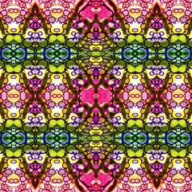 Kusursuz kaotik şablon. Soyut sanat geçmişi. Kusursuz bir doku. Modern arka plan. Mandala