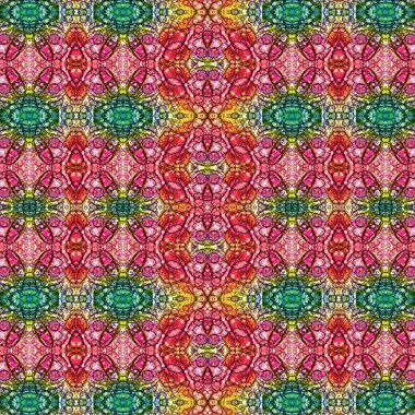 Kusursuz kaotik şablon. Soyut sanat geçmişi. Kusursuz bir doku. Modern arka plan. Mandala