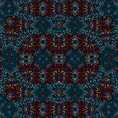 Seamless ethnic pattern. Abstract retro background. Seamless texture. Symmetrical background. Art texture