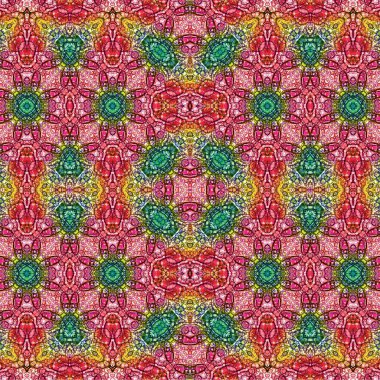 Kusursuz kaotik şablon. Soyut sanat geçmişi. Kusursuz bir doku. Modern arka plan. Mandala