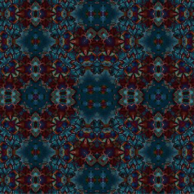 Seamless ethnic pattern. Abstract retro background. Seamless texture. Symmetrical background. Art texture