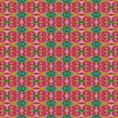 Kusursuz kaotik şablon. Soyut sanat geçmişi. Kusursuz bir doku. Modern arka plan. Mandala