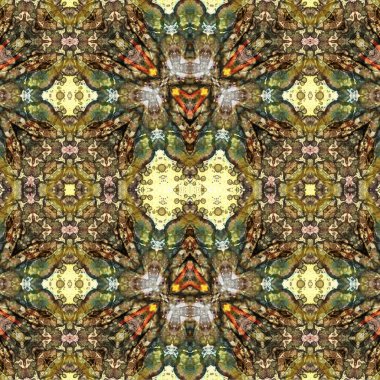 Kusursuz kaotik şablon. Soyut sanat geçmişi. Kusursuz bir doku. Modern arka plan. Mandala