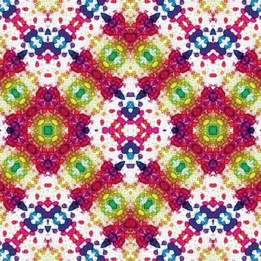 Kusursuz kaotik şablon. Soyut sanat geçmişi. Kusursuz bir doku. Modern arka plan. Mandala