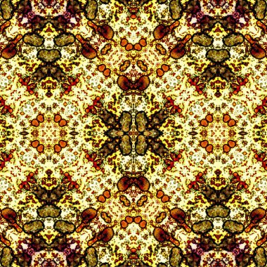 Kusursuz kaotik şablon. Soyut sanat geçmişi. Kusursuz bir doku. Modern arka plan. Mandala