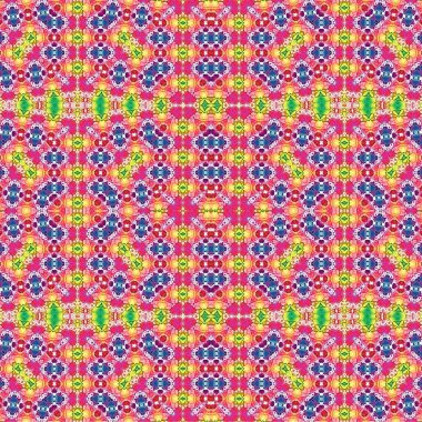 Kusursuz kaotik şablon. Soyut sanat geçmişi. Kusursuz bir doku. Modern arka plan. Mandala