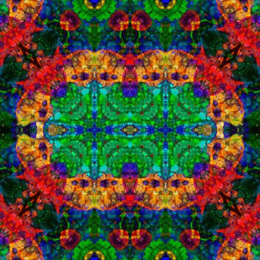 Kusursuz etnik düzen. Soyut retro arka plan. Kusursuz bir doku. Simetrik arkaplan. Sanat dokusu