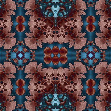 Seamless chaotic pattern. Abstract trendy background. Seamless texture. Modern background. Kaleidoscopic