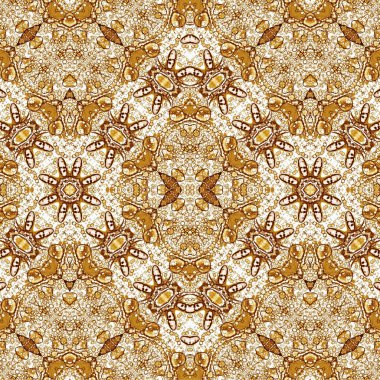 Kusursuz kaotik şablon. Soyut sanat geçmişi. Kusursuz bir doku. Modern arka plan. Mandala