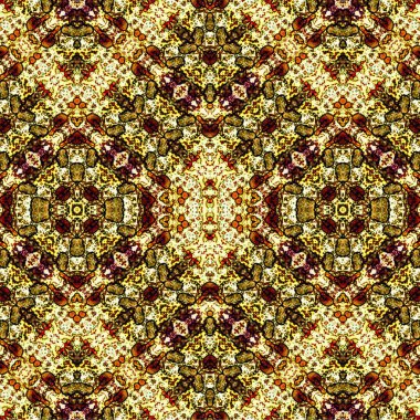 Kusursuz kaotik şablon. Soyut sanat geçmişi. Kusursuz bir doku. Modern arka plan. Mandala