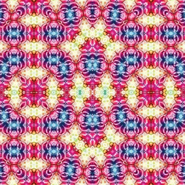 Kusursuz kaotik şablon. Soyut sanat geçmişi. Kusursuz bir doku. Modern arka plan. Mandala