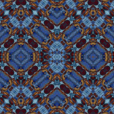 Kusursuz kaotik şablon. Soyut moda arka planı. Kusursuz bir doku. Modern arka plan. Kaleydoskopik