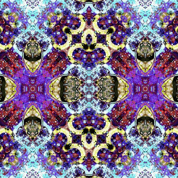 Kusursuz etnik düzen. Soyut retro arka plan. Kusursuz bir doku. Simetrik arkaplan. Sanat dokusu