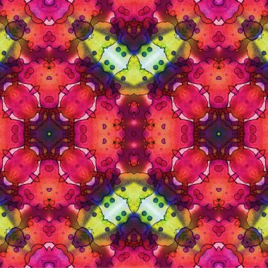 Kusursuz kaotik şablon. Soyut moda arka planı. Kusursuz bir doku. Modern arka plan. Kaleydoskopik