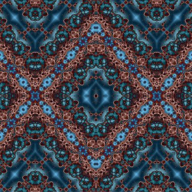 Kusursuz kaotik şablon. Soyut sanat geçmişi. Kusursuz bir doku. Modern arka plan. Mandala