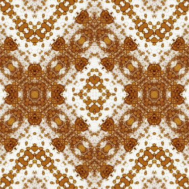 Kusursuz kaotik şablon. Soyut sanat geçmişi. Kusursuz bir doku. Modern arka plan. Mandala