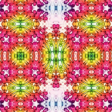 Kusursuz kaotik şablon. Soyut moda arka planı. Kusursuz bir doku. Modern arka plan. Kaleydoskopik