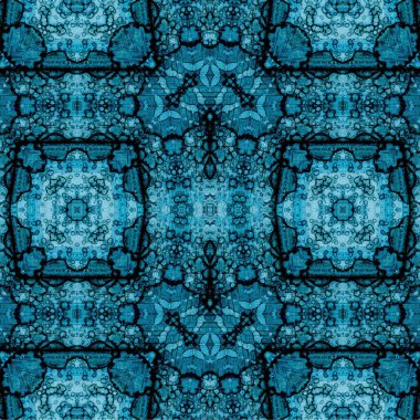 Kusursuz kaotik şablon. Soyut sanat geçmişi. Kusursuz bir doku. Modern arka plan. Mandala