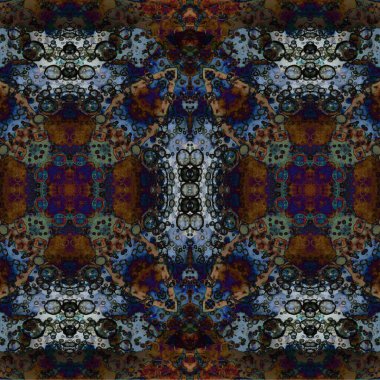 Kusursuz kaotik şablon. Soyut moda arka planı. Kusursuz bir doku. Modern arka plan. Kaleydoskopik