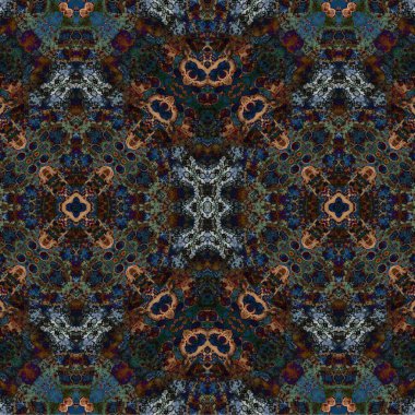 Kusursuz kaotik şablon. Soyut moda arka planı. Kusursuz bir doku. Modern arka plan. Kaleydoskopik