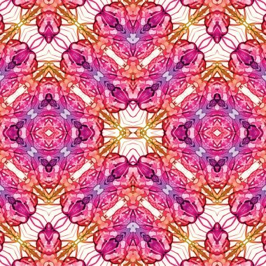 Kusursuz kaotik şablon. Soyut sanat geçmişi. Kusursuz bir doku. Modern arka plan. Mandala