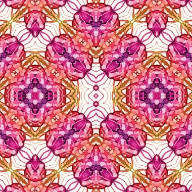 Kusursuz kaotik şablon. Soyut moda arka planı. Kusursuz bir doku. Modern arka plan. Kaleydoskopik