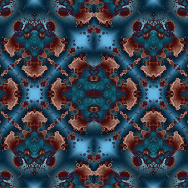 Kusursuz kaotik şablon. Soyut moda arka planı. Kusursuz bir doku. Modern arka plan. Kaleydoskopik