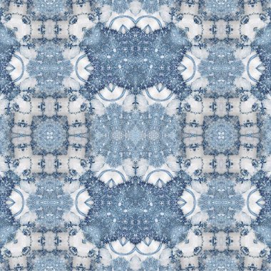 Kusursuz kaotik şablon. Soyut sanat geçmişi. Kusursuz bir doku. Modern arka plan. Mandala