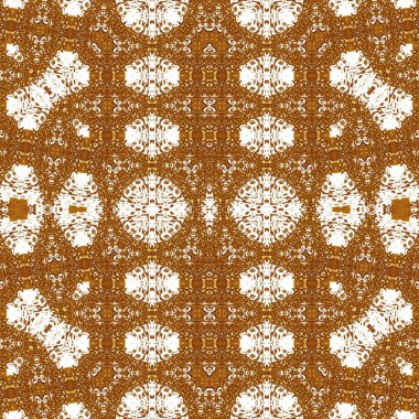Seamless ethnic pattern. Abstract retro background. Seamless texture. Symmetrical background. Art texture