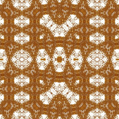 Seamless ethnic pattern. Abstract retro background. Seamless texture. Symmetrical background. Art texture
