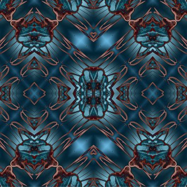 Kusursuz kaotik şablon. Soyut moda arka planı. Kusursuz bir doku. Modern arka plan. Kaleydoskopik