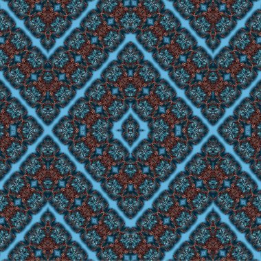 Kusursuz kaotik şablon. Soyut sanat geçmişi. Kusursuz bir doku. Modern arka plan. Mandala