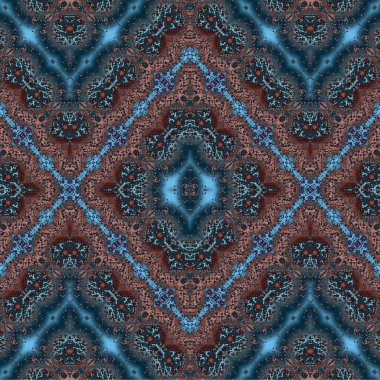 Kusursuz kaotik şablon. Soyut sanat geçmişi. Kusursuz bir doku. Modern arka plan. Mandala