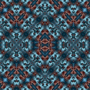 Kusursuz kaotik şablon. Soyut moda arka planı. Kusursuz bir doku. Modern arka plan. Kaleydoskopik