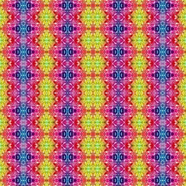 Kusursuz etnik düzen. Soyut retro arka plan. Kusursuz bir doku. Simetrik arkaplan. Sanat dokusu