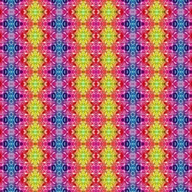 Kusursuz etnik düzen. Soyut retro arka plan. Kusursuz bir doku. Simetrik arkaplan. Sanat dokusu