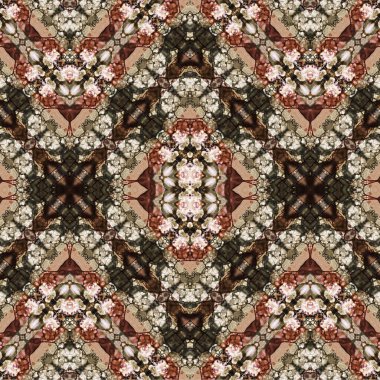 Kusursuz kaotik şablon. Soyut moda arka planı. Kusursuz bir doku. Modern arka plan. Kaleydoskopik