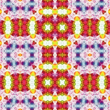 Kusursuz kaotik şablon. Soyut sanat geçmişi. Kusursuz bir doku. Modern arka plan. Mandala