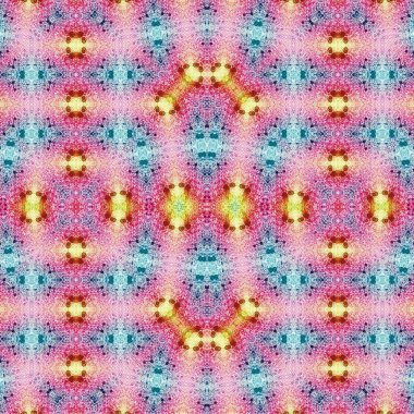 Kusursuz kaotik şablon. Soyut sanat geçmişi. Kusursuz bir doku. Modern arka plan. Mandala