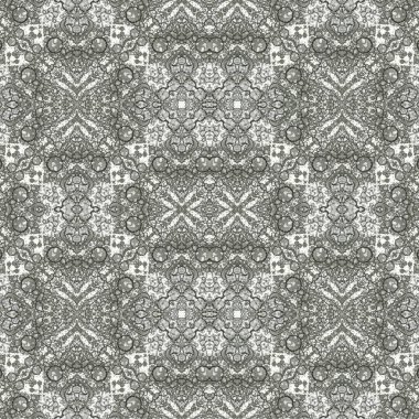 Kusursuz kaotik şablon. Soyut sanat geçmişi. Kusursuz bir doku. Modern arka plan. Mandala