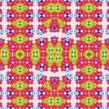 Kusursuz kaotik şablon. Soyut sanat geçmişi. Kusursuz bir doku. Modern arka plan. Mandala